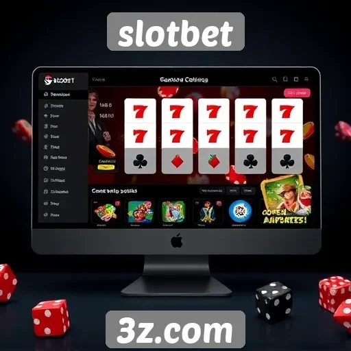 Interface e usabilidade do site slotbet